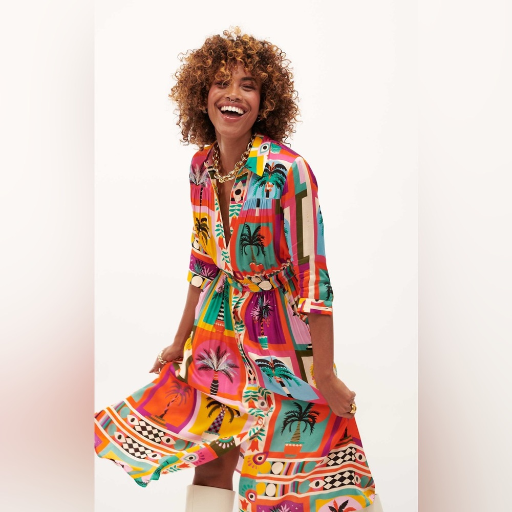 WILD JESSE BELDI DRESS MULTI COLOR